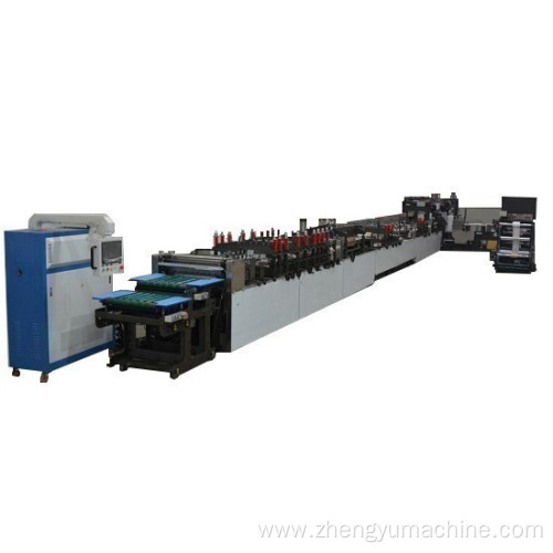 Flat bottom plastic bag making machine